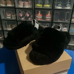 Size 8 black Fluff you Uggs
